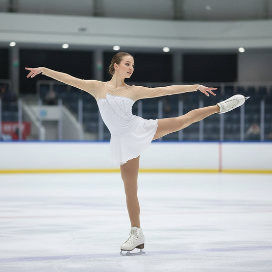 Custom Figure Skating Dress for Girls and Women Kids Adult Ice Skating Performance Costume 19 Colors Available