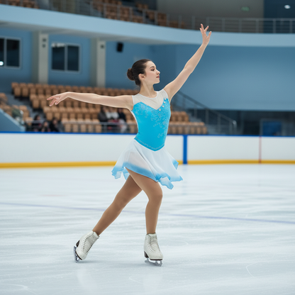 Custom Figure Skating Dress for Girls & Women Competition Performance & Test Skating Costume