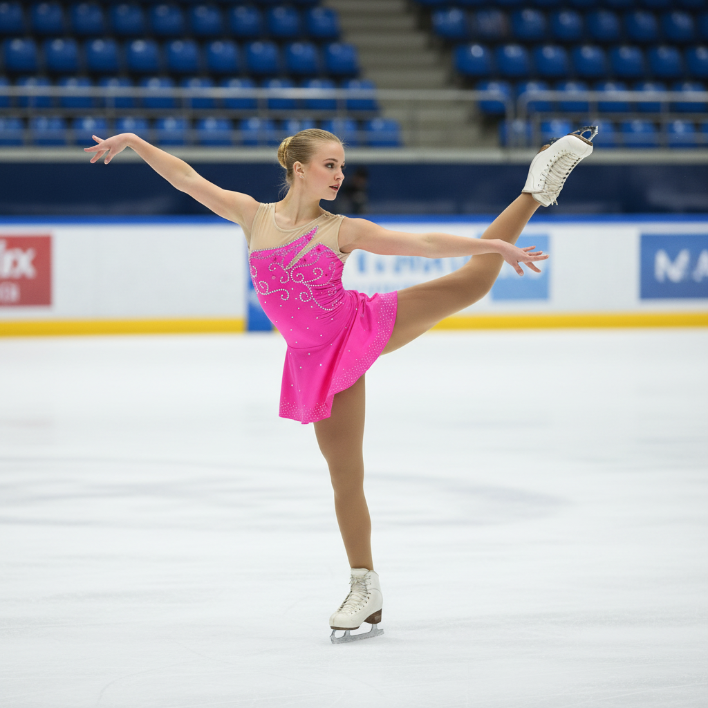 Women and Girls Custom Figure Skating Dress Performance Competition Ice Skating Costume 21 Colors Available