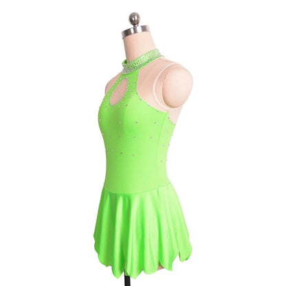 Custom Figure Skating Dress for Girls and Women Performance Competition Ice Skating Costume 21 Colors Available
