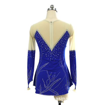 Custom Figure Skating Dress for Girls and Women Kids Adult Ice Skating Performance Costume 21 Colors Available
