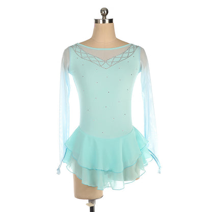 Custom Figure Skating Dress for Girls and Women Kids Adult Ice Skating Performance Costume 14 Colors Available