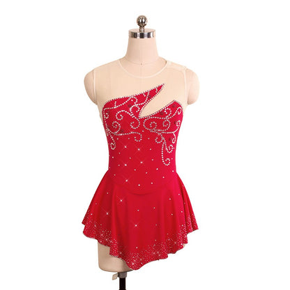 Women and Girls Custom Figure Skating Dress Performance Competition Ice Skating Costume 21 Colors Available