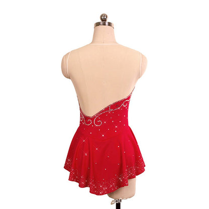 Women and Girls Custom Figure Skating Dress Performance Competition Ice Skating Costume 21 Colors Available