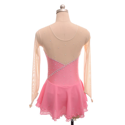 Custom Figure Skating Dress for Girls and Women Kids Adult Ice Skating Performance Costume 19 Colors Available