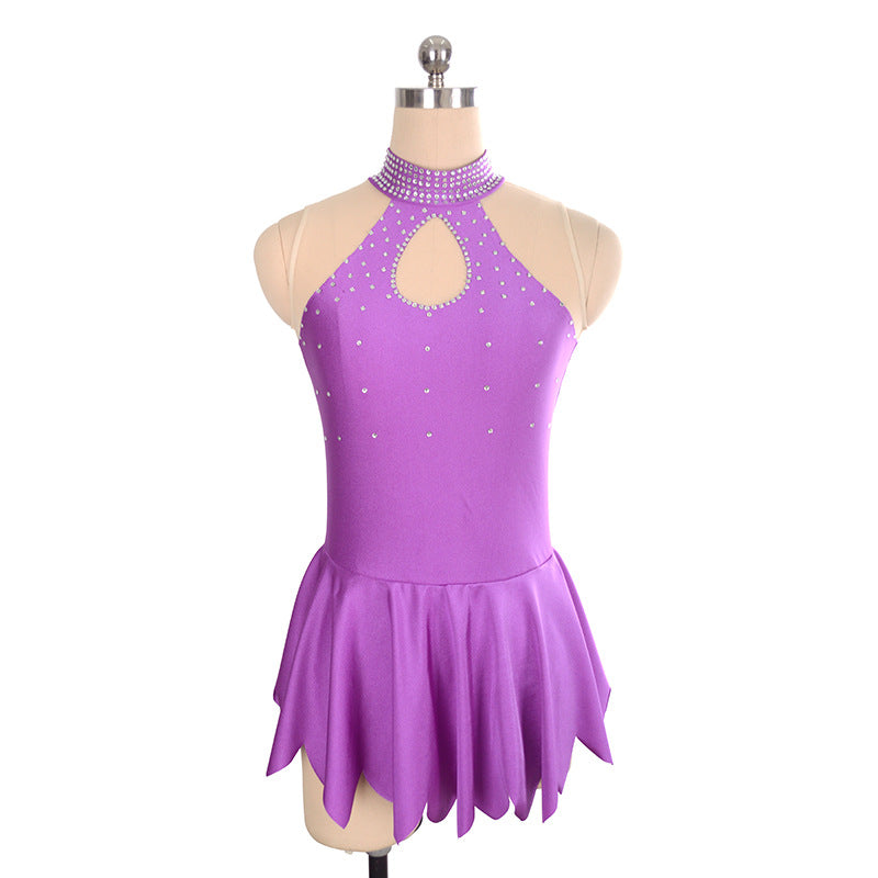 Custom Figure Skating Dress for Girls and Women Performance Competition Ice Skating Costume 21 Colors Available