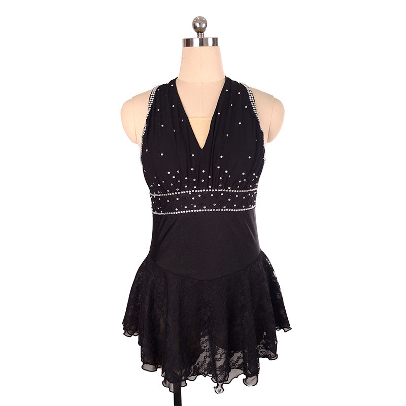 Custom Figure Skating Dress for Girls and Women Kids Adult Ice Skating Performance Costume 14 Colors Available