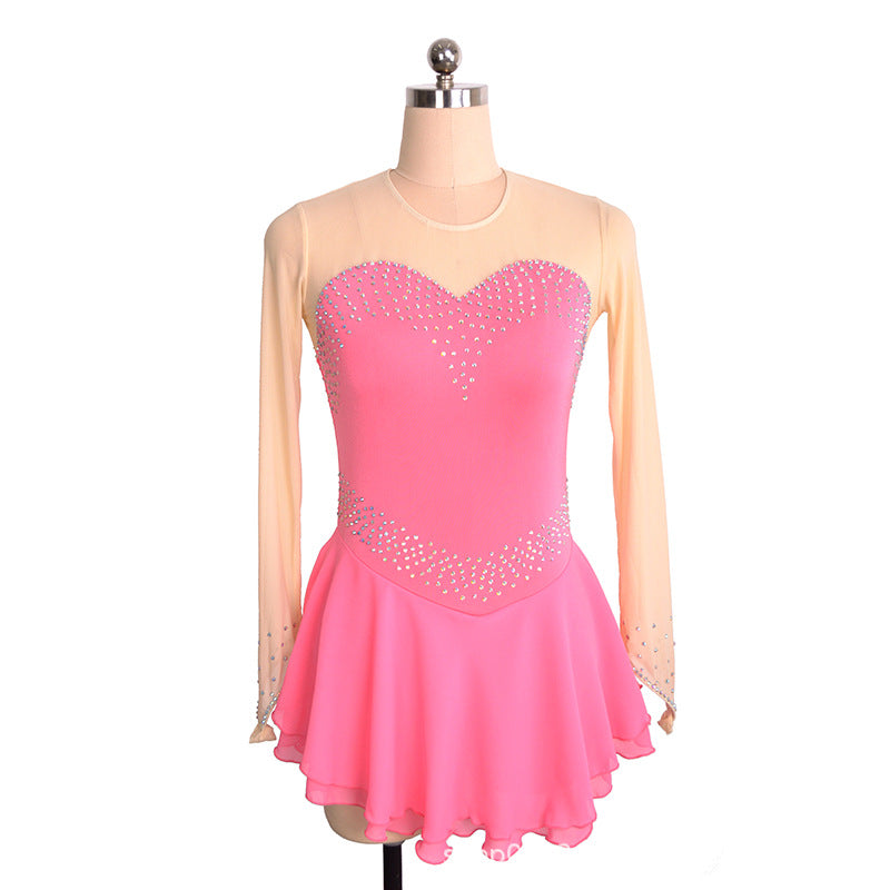 Women's Girls' Custom Figure Skating Dress Performance Ice Skating Competition Outfit 16 Colors Available