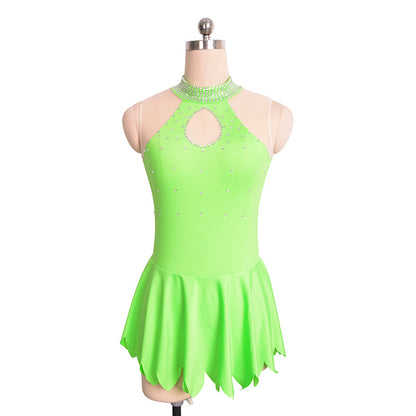 Custom Figure Skating Dress for Girls and Women Performance Competition Ice Skating Costume 21 Colors Available