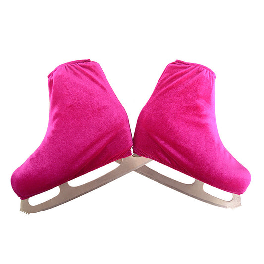 Elastic Velvet Figure Skating Boot Covers for Men Women Children Roller SkateStyle Professional