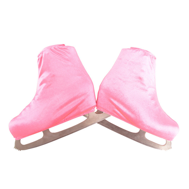 Elastic Velvet Figure Skating Boot Covers for Men Women Children Roller SkateStyle Professional