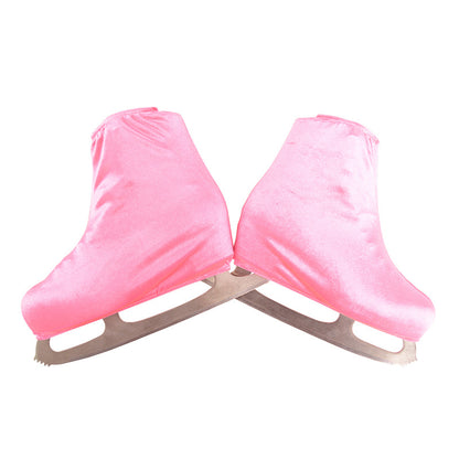 Elastic Velvet Figure Skating Boot Covers for Men Women Children Roller SkateStyle Professional