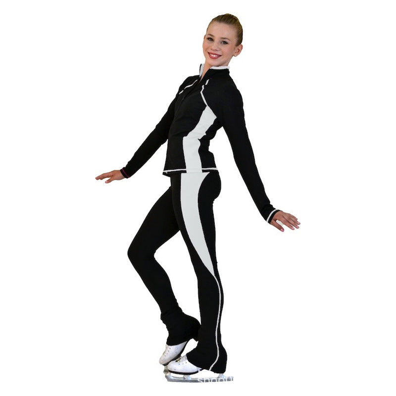 Figure Skating Training Outfit for Kids & Adults  Warm Stretch Jacket + Practice Pant