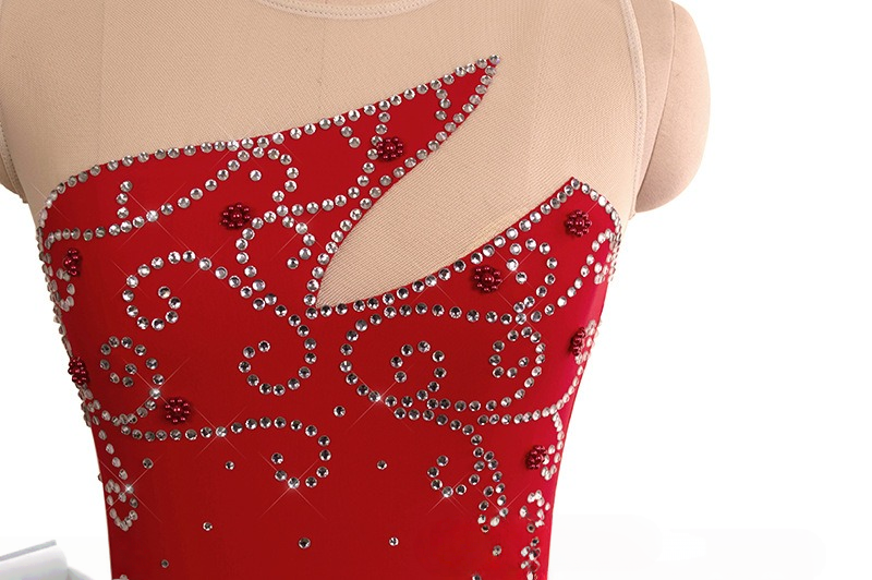 Women and Girls Custom Figure Skating Dress Performance Competition Ice Skating Costume 21 Colors Available
